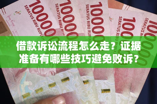 济南借款诉讼流程怎么走？证据准备有哪些技巧避免败诉？