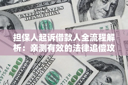 济南担保人起诉借款人全流程解析：亲测有效的法律追偿攻略