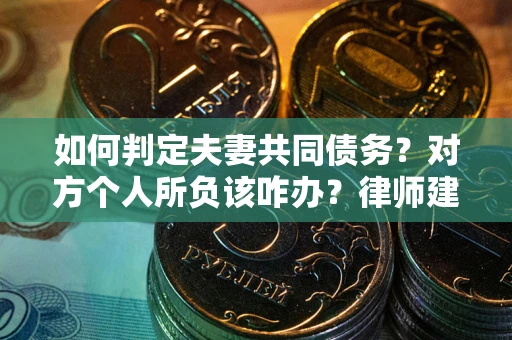 济南如何判定夫妻共同债务？对方个人所负该咋办？律师建议